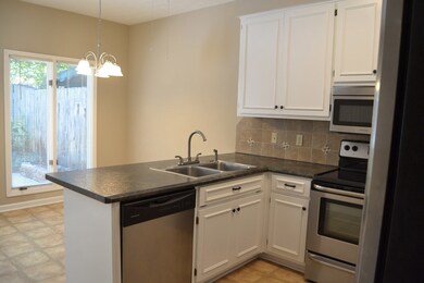 kitchen from living room entrance
