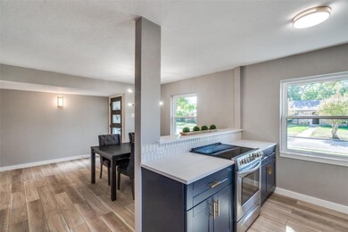 Kitchen, light hardwood / wood-style flooring, sta