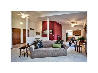 Living Room. OPEN GREAT ROOM W/FIREPLACE, SKYLIGHT