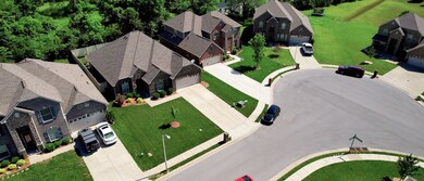 Long driveway for guest parking.