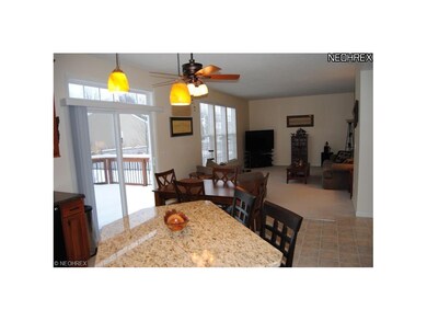 Dinette leads to deck
