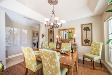 Formal Dining off Vaulted Living Room