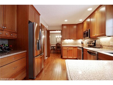 Another view of this fabulous kitchen.  Gleaming h