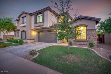 Grass front yard