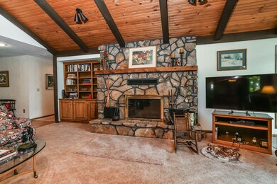 Stone Fireplace