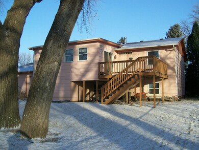 Back yard, deck