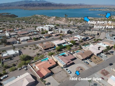 Combat drive with arrows and body beach