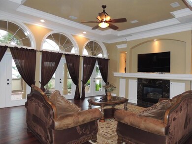 Living room overlooking the water