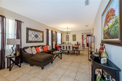 Incredibly spacious living room/dining room with b