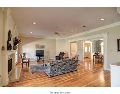 Living Room. This is the view from the kitchen/bre