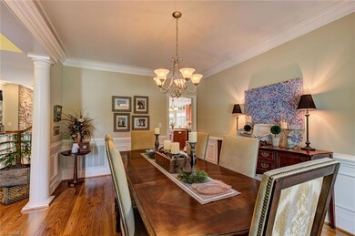 Another view of the dining room.