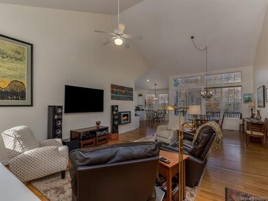 Open Living Room area - Vaulted Ceiling, Hardwood 