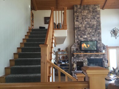 Stair case-living room