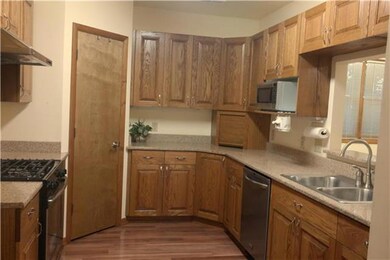 Granite counters, pantry and gas stove