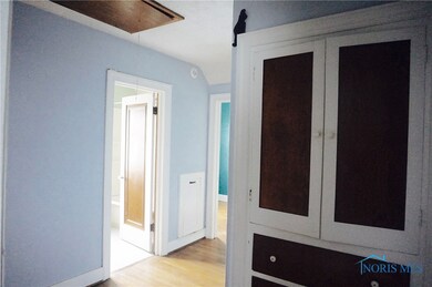 Upstairs Hallway and pull down attic stairs