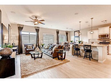 Great Room. Pendant Light Pre-Wire. Photo Of Model