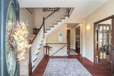 Large two story entry hall
