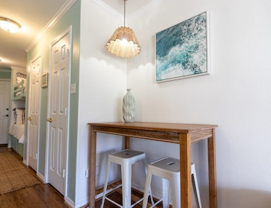 Breakfast nook and 2 hall closets
