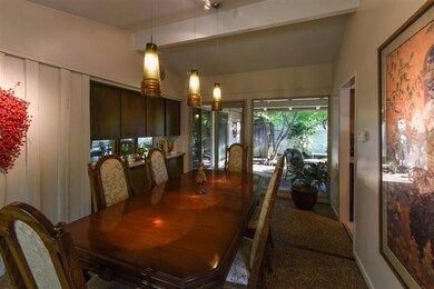 Dining room facing dining courtyard