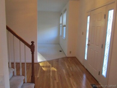 Foyer with Hardwood