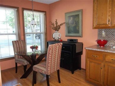 Kitchen. Eating area off the Kitchen