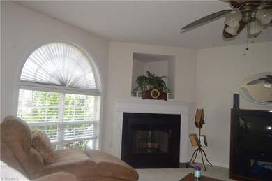 Fireplace in living room