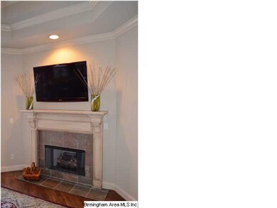Gas-log fireplace