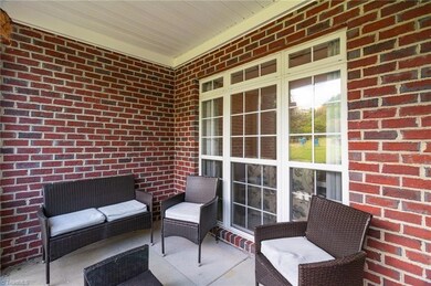 Front porch sitting area