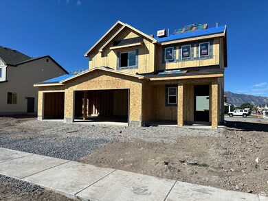View of front facade featuring a mountain view