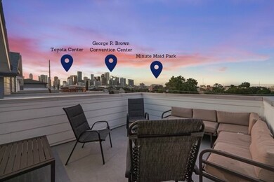 Catch beautiful views of downtown right from your rooftop deck