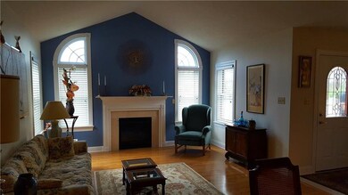 The living room has so much natural lighting. Turn