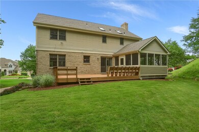 Back yard of 207 Scotch Pine.  Large maintenance f