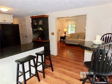 View from Kitchen to Living Room