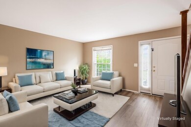 Living room (virtually staged)