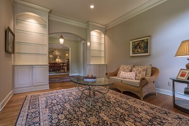 Another view of formal living room into entry hall
