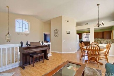 Living room and combo dining room