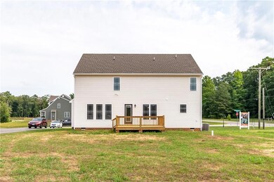 Rear of the house