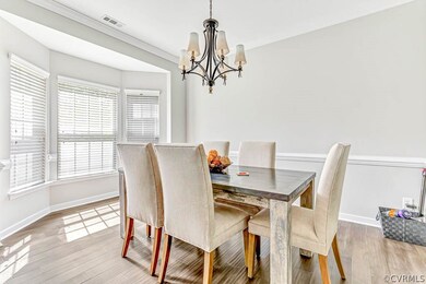 Open dining area with extra 
