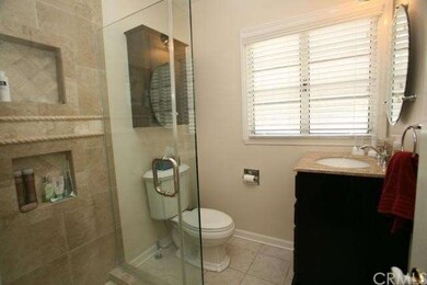 Bathrooms are modern and stylish.