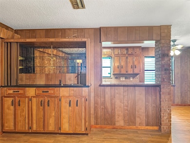 wet bar in the living room
