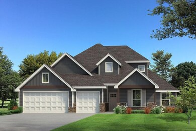 Craftsman house featuring a front lawn