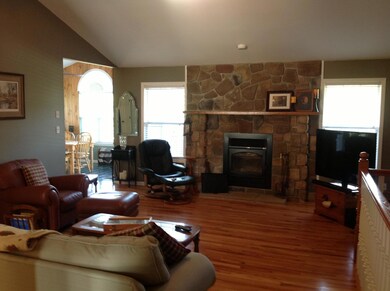gorgeous floors & eye popping fireplace