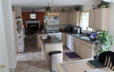 Eat in kitchen neutral cabinets