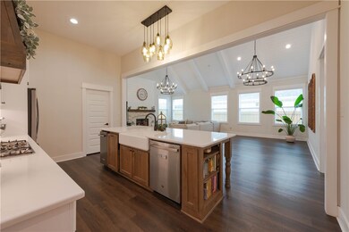Kitchen featuring appliances with stainless steel