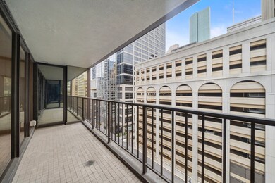 Large balcony with a view of Main St.