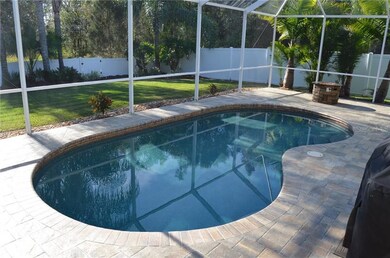 Heated pool with PebbleTec finish is 12x24 and has