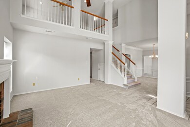 Looking toward the second level.