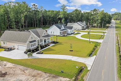 View from above of property