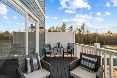 Second floor rear porch