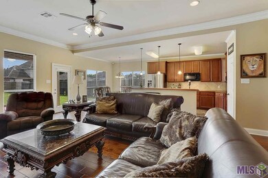 The massive dual level bar / island is perfect for